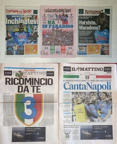 Napoli scudetto giornale - napoli, 3°